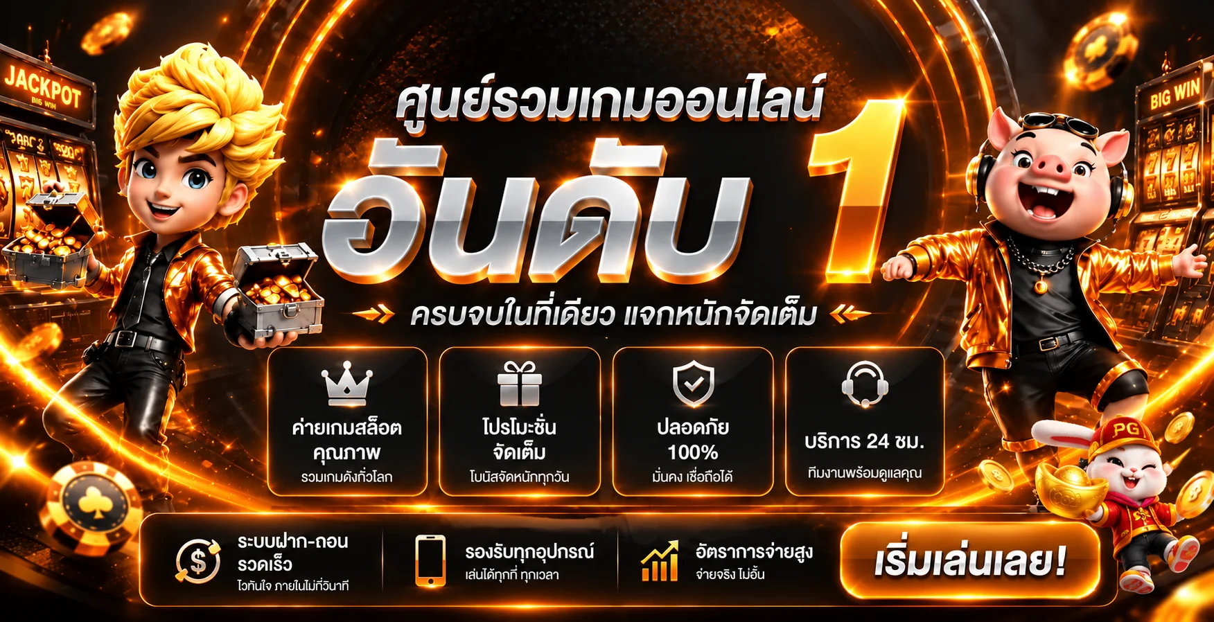 ศูนย์รวมสล็อตออนไลน์ Jedi999 พร้อมตัวละครเกม